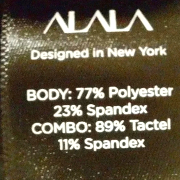 ALALA Activewear Red Black Hi Low Mesh Back Tank Women's Size Medium - Picture 10 of 12